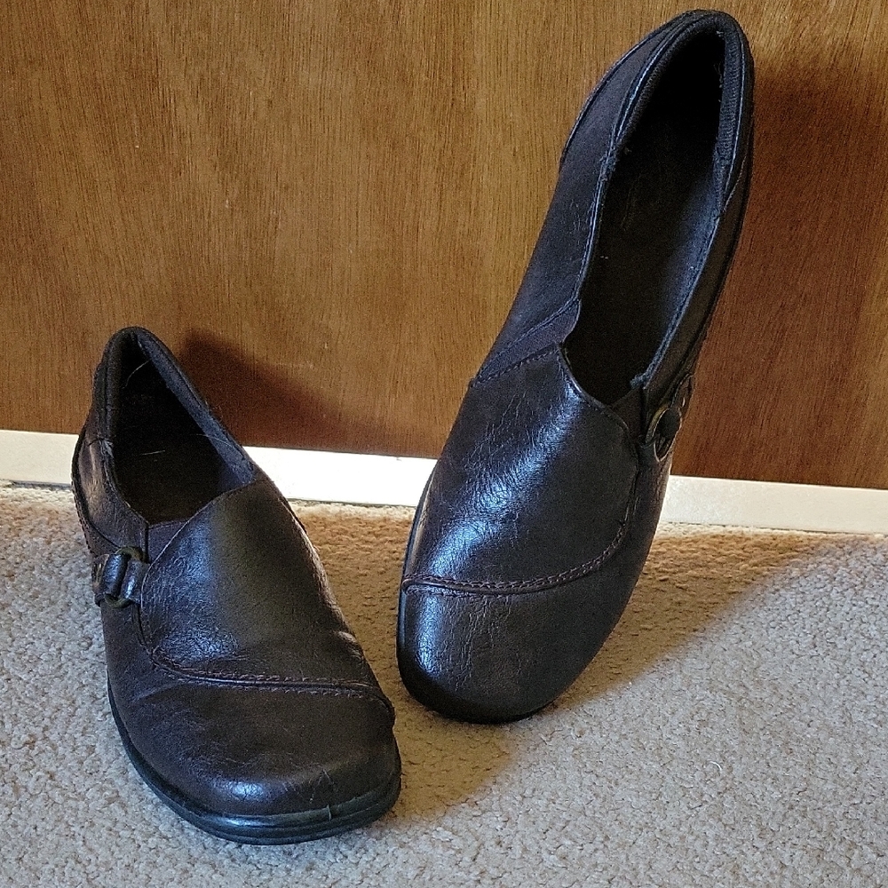 Women's Brown Slip On Shoes